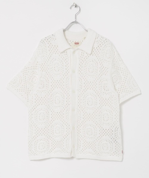 Levi's（リーバイス）の「Levi’s　SWEATER CAMP SHIRTS（ニット/セーター・レディース・アイボリー・SMALL）」の6枚目の写真