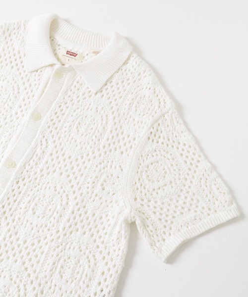 Levi's（リーバイス）の「Levi’s　SWEATER CAMP SHIRTS（ニット/セーター・レディース・アイボリー・SMALL）」の7枚目の写真