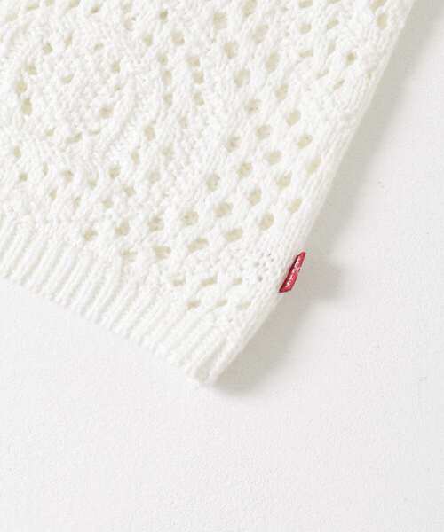 Levi's（リーバイス）の「Levi’s　SWEATER CAMP SHIRTS（ニット/セーター・レディース・アイボリー・SMALL）」の8枚目の写真