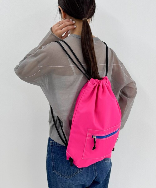 fredy emue(フレディエミュ)の「【Drifter/ドリフター】EASY KNAPSACK(バックパック/リュック・レディース・ホワイト系その他4/ピンク/ライトブルー/ブラック・FREE)」の8枚目の写真