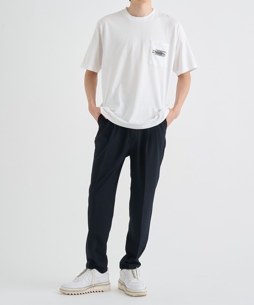 WHITE MOUNTAINEERING(ホワイトマウンテニアリング)の「【White Mountaineering / ホワイトマウンテニアリング】MULTILOGO POCKET T-SHIRT(Tシャツ/カットソー・メンズ・ホワイト/ブラック・0/1/2/3)」の13枚目の写真
