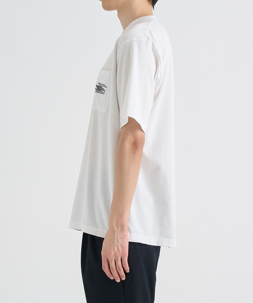 WHITE MOUNTAINEERING(ホワイトマウンテニアリング)の「【White Mountaineering / ホワイトマウンテニアリング】MULTILOGO POCKET T-SHIRT(Tシャツ/カットソー・メンズ・ホワイト/ブラック・0/1/2/3)」の11枚目の写真
