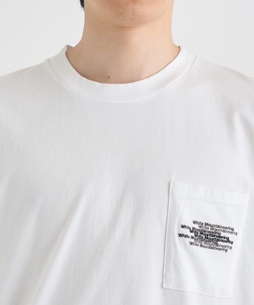 WHITE MOUNTAINEERING(ホワイトマウンテニアリング)の「【White Mountaineering / ホワイトマウンテニアリング】MULTILOGO POCKET T-SHIRT(Tシャツ/カットソー・メンズ・ホワイト/ブラック・0/1/2/3)」の9枚目の写真