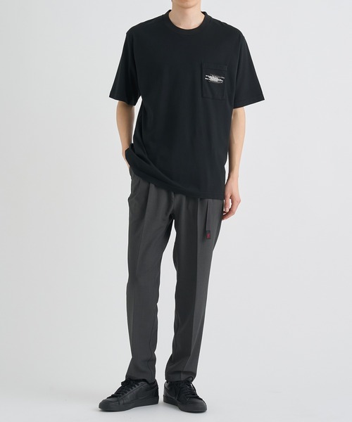 WHITE MOUNTAINEERING(ホワイトマウンテニアリング)の「【White Mountaineering / ホワイトマウンテニアリング】MULTILOGO POCKET T-SHIRT(Tシャツ/カットソー・メンズ・ホワイト/ブラック・0/1/2/3)」の4枚目の写真