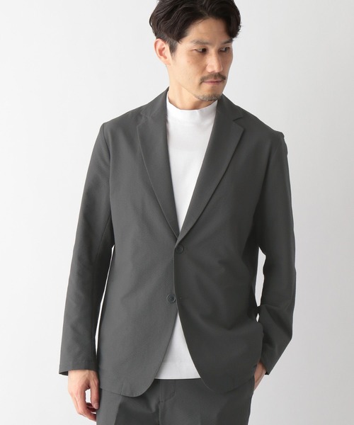 セール】エアかるサッカージャケット/289089（テーラードジャケット