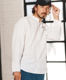 ms6058-ox band collar L-S shirts (25S) バンドカラーシャツ
