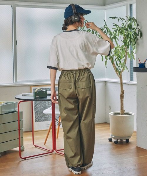 MONO-MART LADY'S(モノマートレディース)の「ナンバリング刺繍 ヘンリーネックTシャツ(Tシャツ/カットソー・レディース・アイボリー/オフホワイト・FREE)」の13枚目の写真