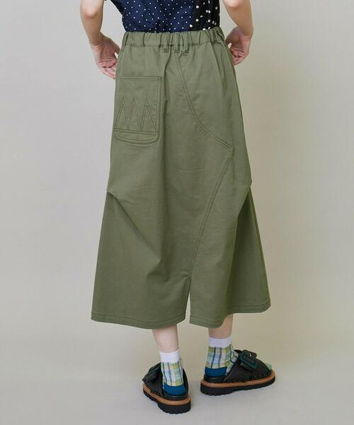 FRAPBOIS（フラボア）の「カーブカラー スカート（スカート・レディース・オフホワイト/カーキ・0/1）」の13枚目の写真