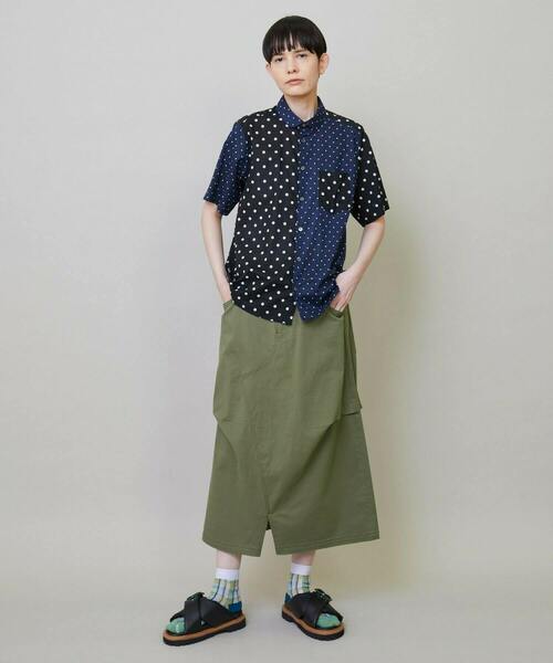 FRAPBOIS（フラボア）の「カーブカラー スカート（スカート・レディース・オフホワイト/カーキ・0/1）」の17枚目の写真