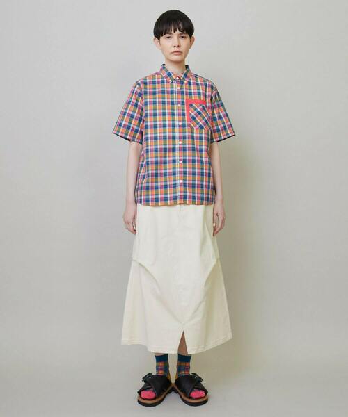 FRAPBOIS（フラボア）の「カーブカラー スカート（スカート・レディース・オフホワイト/カーキ・0/1）」の11枚目の写真