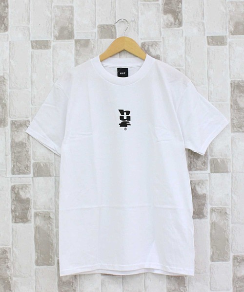 HUF(ハフ)の「ハフセットメガブラストショートスリーブTシャツ HUF SET MEGABLAST S/S TEE(Tシャツ/カットソー・メンズ・ホワイト/グリーン系/ブラック・M/L/XL)」の1枚目の写真