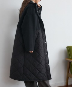 キルティング オーバーサイズベンチコート（ダウンジャケット/コート