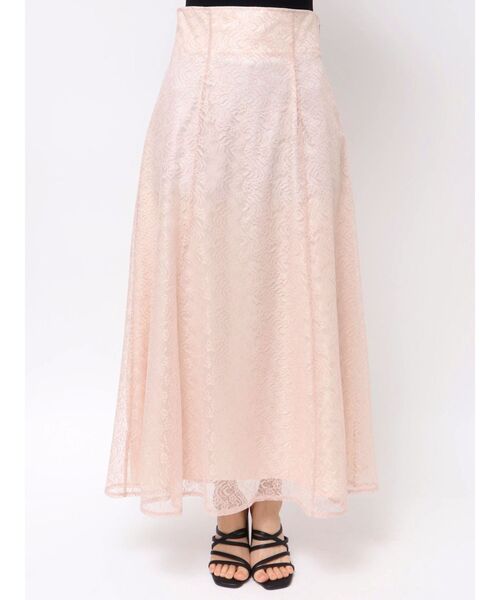 MERCURYDUO（マーキュリーデュオ）の「レースフレアコルセットスカート（スカート・レディース・オフホワイト/ベビーピンク/ブラック・SMALL/MEDIUM）」の9枚目の写真