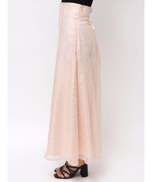 MERCURYDUO（マーキュリーデュオ）の「レースフレアコルセットスカート（スカート・レディース・オフホワイト/ベビーピンク/ブラック・SMALL/MEDIUM）」の10枚目の写真