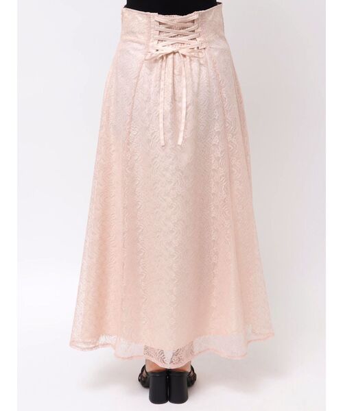 MERCURYDUO（マーキュリーデュオ）の「レースフレアコルセットスカート（スカート・レディース・オフホワイト/ベビーピンク/ブラック・SMALL/MEDIUM）」の11枚目の写真