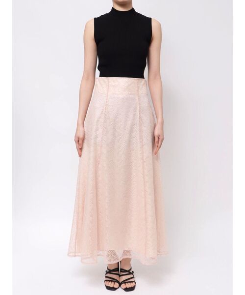 MERCURYDUO（マーキュリーデュオ）の「レースフレアコルセットスカート（スカート・レディース・オフホワイト/ベビーピンク/ブラック・SMALL/MEDIUM）」の15枚目の写真