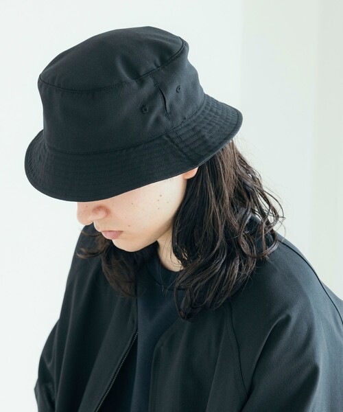 FREAK'S STORE(フリークスストア)の「速乾素材 パッカブル バケットハット リネン風 ホームケア/LINEN LIKE HAT(ハット・メンズ・チャコールグレー/ブラック/オフホワイト・ONE SIZE)」の13枚目の写真