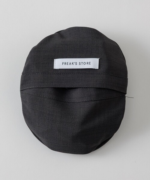 FREAK'S STORE(フリークスストア)の「速乾素材 パッカブル バケットハット リネン風 ホームケア/LINEN LIKE HAT(ハット・メンズ・チャコールグレー/ブラック/オフホワイト・ONE SIZE)」の21枚目の写真