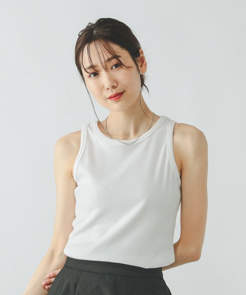 GLOBAL WORK(グローバルワーク)の「Beauteeアメスリタンク/291151(タンクトップ・レディース・ブラック/キャメル/アイボリー・LARGE/MEDIUM)」の2枚目の写真