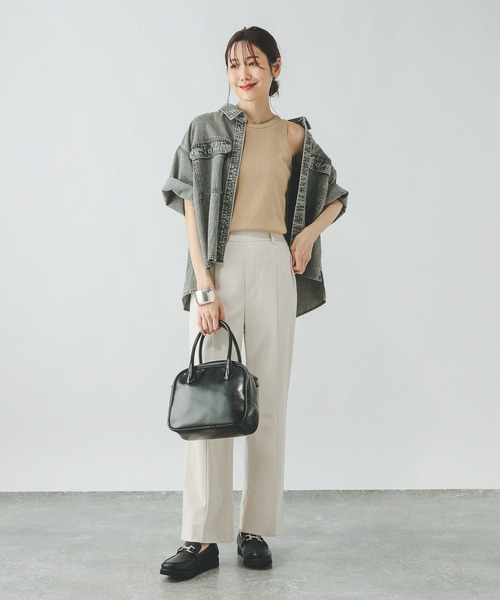 GLOBAL WORK(グローバルワーク)の「Beauteeアメスリタンク/291151(タンクトップ・レディース・ブラック/キャメル/アイボリー・LARGE/MEDIUM)」の4枚目の写真