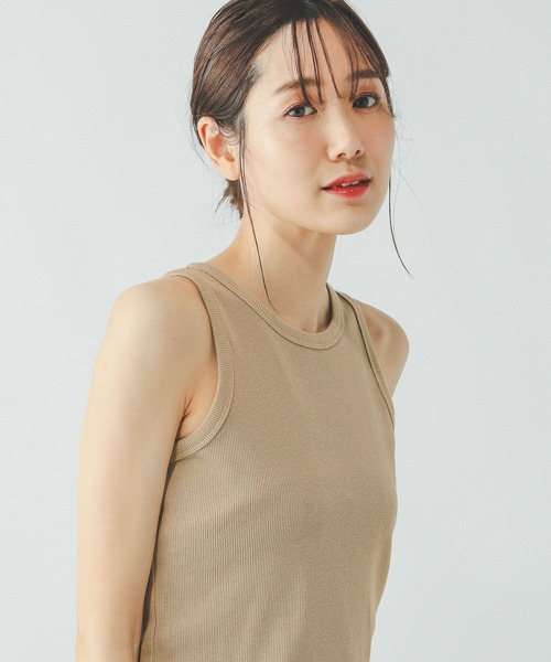 GLOBAL WORK(グローバルワーク)の「Beauteeアメスリタンク/291151(タンクトップ・レディース・ブラック/キャメル/アイボリー・LARGE/MEDIUM)」の8枚目の写真