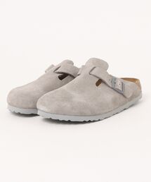 【即完限定カラー】ボストン スウェード ダークグレー 41 ビルケンシュトック 即完限定カラー】ボストン スウェード ダークグレー 41
