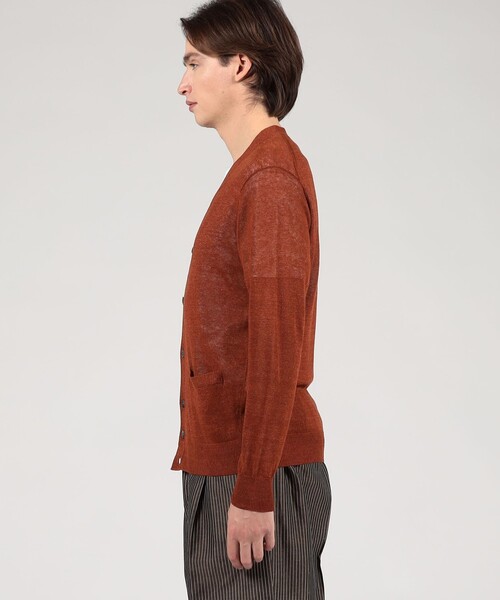 TOMORROWLAND tricot ティントリネン Vネックカーディガン