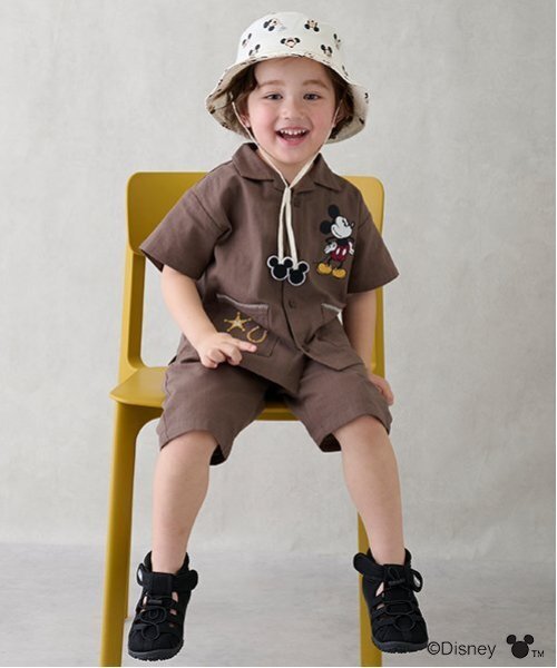 petit main（プティマイン）の「【Disney】総柄バケットハット（ハット・キッズ・アイボリー/ライトピンク・54cm/52cm/50cm）」の6枚目の写真