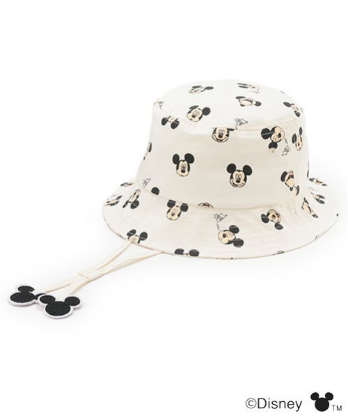 petit main（プティマイン）の「【Disney】総柄バケットハット（ハット・キッズ・アイボリー/ライトピンク・54cm/52cm/50cm）」の7枚目の写真