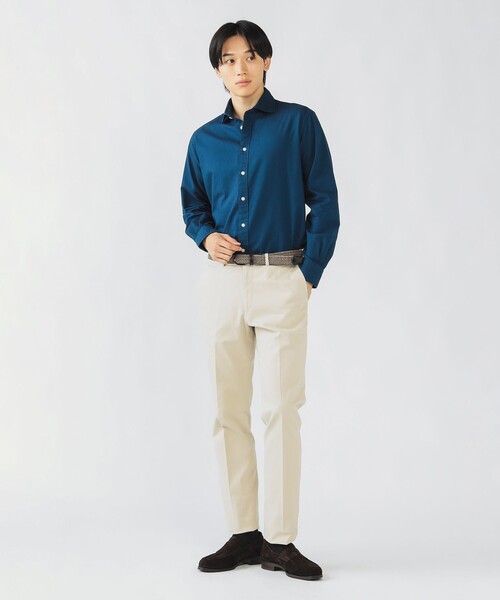 BEAMS HEART（ビームスハート）の「ピンオックスフォード カッタウェイカラー シャツ 25AW（シャツ/ブラウス・メンズ・ホワイト/ネイビー・X-LARGE/LARGE/MEDIUM/SMALL）」の10枚目の写真