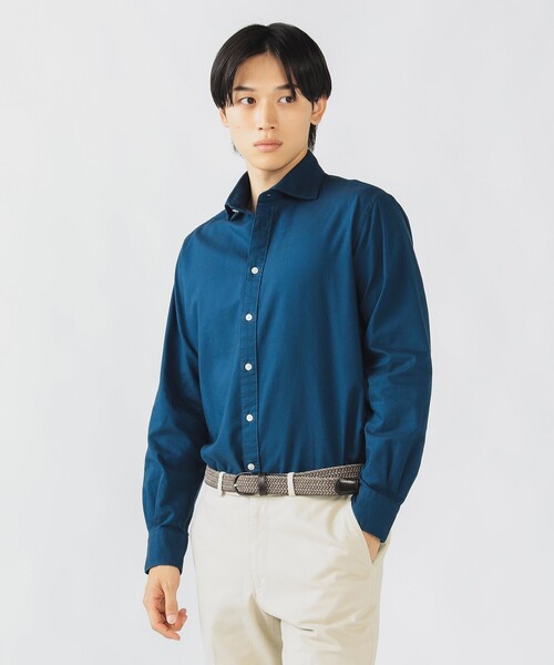 BEAMS HEART（ビームスハート）の「ピンオックスフォード カッタウェイカラー シャツ 25AW（シャツ/ブラウス・メンズ・ホワイト/ネイビー・X-LARGE/LARGE/MEDIUM/SMALL）」の11枚目の写真