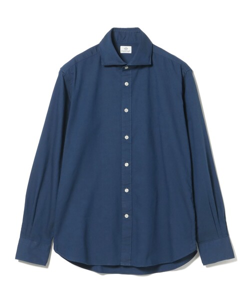 BEAMS HEART（ビームスハート）の「ピンオックスフォード カッタウェイカラー シャツ 25AW（シャツ/ブラウス・メンズ・ホワイト/ネイビー・X-LARGE/LARGE/MEDIUM/SMALL）」の14枚目の写真