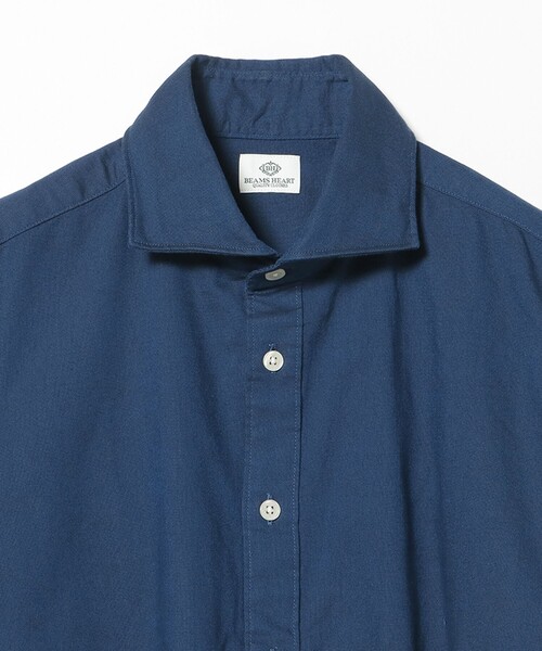 BEAMS HEART（ビームスハート）の「ピンオックスフォード カッタウェイカラー シャツ 25AW（シャツ/ブラウス・メンズ・ホワイト/ネイビー・X-LARGE/LARGE/MEDIUM/SMALL）」の15枚目の写真