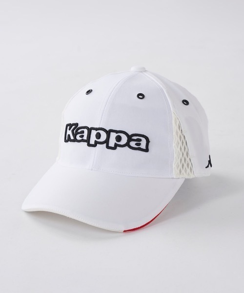 Kappa(カッパ)の「【Kappa/カッパ】ロゴキャップ ゴルフ おしゃれなギフトに最適!(キャップ・メンズ・グリーン/レッド/ブラック/ホワイト・FREE)」の1枚目の写真