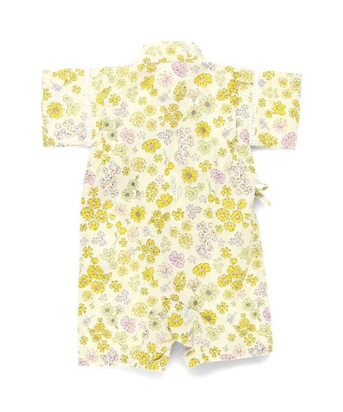 BRANSHES（ブランシェス）の「【ベビー/綿100％】甚平（浴衣・キッズ・オフホワイト/ブラック/ライトグレー/イエロー・80）」の9枚目の写真