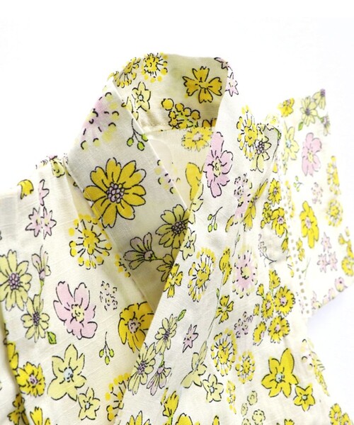 BRANSHES（ブランシェス）の「【ベビー/綿100％】甚平（浴衣・キッズ・オフホワイト/ブラック/ライトグレー/イエロー・80）」の11枚目の写真