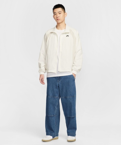 NIKE（ナイキ）の「ナイキ NIKE ナイキSB フルジップ ウーヴン ジャケット（ナイロンジャケット・メンズ・オフホワイト/ブラック・LL/3L/S/M/L）」の9枚目の写真