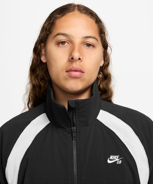 NIKE（ナイキ）の「ナイキ NIKE ナイキSB フルジップ ウーヴン ジャケット（ナイロンジャケット・メンズ・オフホワイト/ブラック・LL/3L/S/M/L）」の11枚目の写真