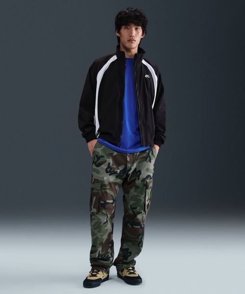 NIKE（ナイキ）の「ナイキ NIKE ナイキSB フルジップ ウーヴン ジャケット（ナイロンジャケット・メンズ・オフホワイト/ブラック・LL/3L/S/M/L）」の12枚目の写真