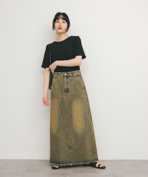 KBF（ケイビーエフ）の「2WAYケーブルジャカードトップス（Tシャツ/カットソー・レディース・ブラック/グレー系その他/アイボリー・ONE）」の17枚目の写真