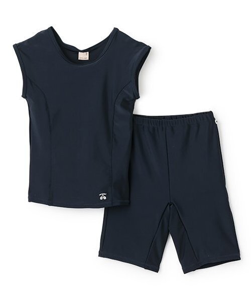 petit main（プティマイン）の「【WEB限定】【SWIM】セットアップスクール水着（水着・キッズ・ネイビー・140cm/120cm/130cm）」の3枚目の写真