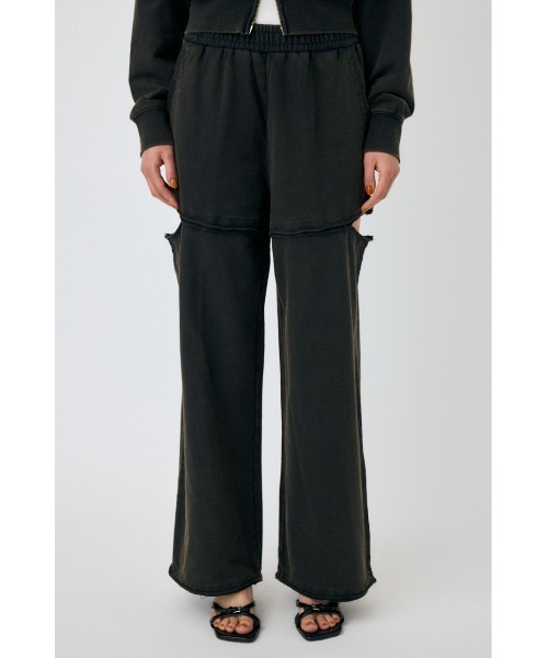 MOUSSY（マウジー）の「【セットアップ対応】CUT OUT SWEAT パンツ（スウェットパンツ・レディース・ブルー/ブラック・2/1）」の5枚目の写真