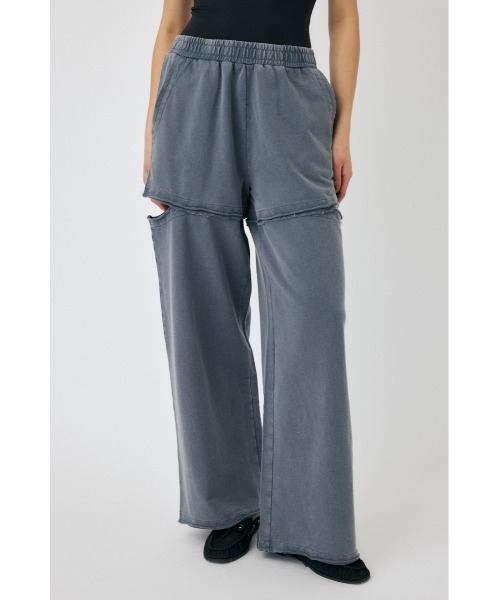 MOUSSY（マウジー）の「【セットアップ対応】CUT OUT SWEAT パンツ（スウェットパンツ・レディース・ブルー/ブラック・2/1）」の20枚目の写真