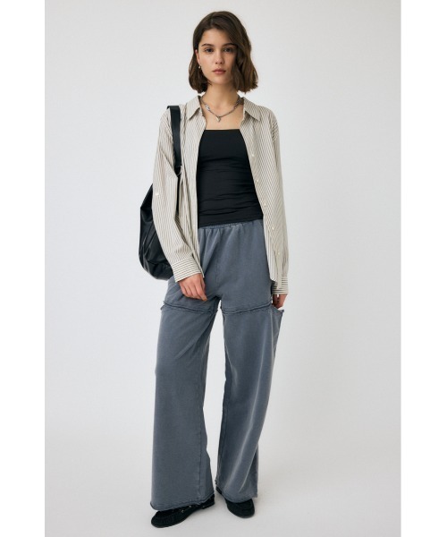 MOUSSY（マウジー）の「【セットアップ対応】CUT OUT SWEAT パンツ（スウェットパンツ・レディース・ブルー/ブラック・2/1）」の19枚目の写真