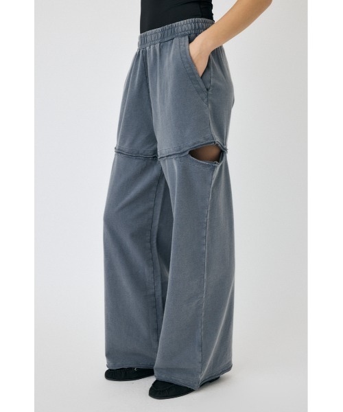 MOUSSY（マウジー）の「【セットアップ対応】CUT OUT SWEAT パンツ（スウェットパンツ・レディース・ブルー/ブラック・2/1）」の15枚目の写真