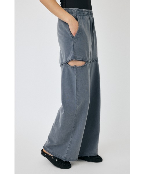 MOUSSY（マウジー）の「【セットアップ対応】CUT OUT SWEAT パンツ（スウェットパンツ・レディース・ブルー/ブラック・2/1）」の14枚目の写真