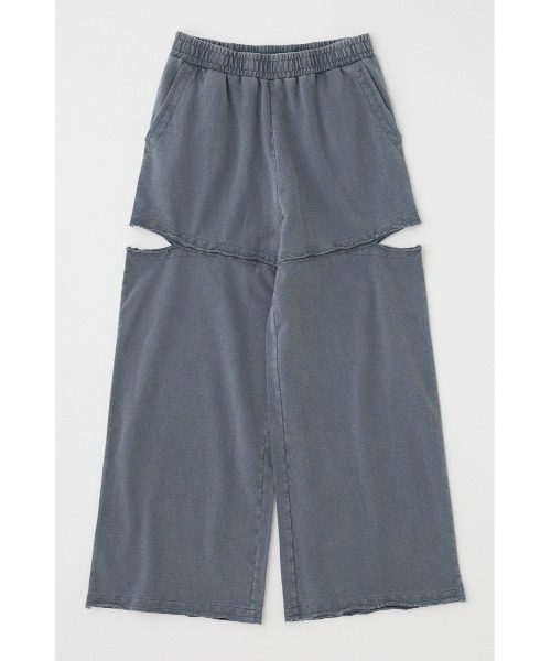 MOUSSY（マウジー）の「【セットアップ対応】CUT OUT SWEAT パンツ（スウェットパンツ・レディース・ブルー/ブラック・2/1）」の12枚目の写真