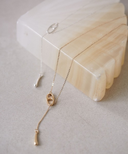 VIS（ビス）の「アンカーチェーンポイントラリエット（ネックレス・レディース・ゴールド/シルバー・FREE）」の3枚目の写真