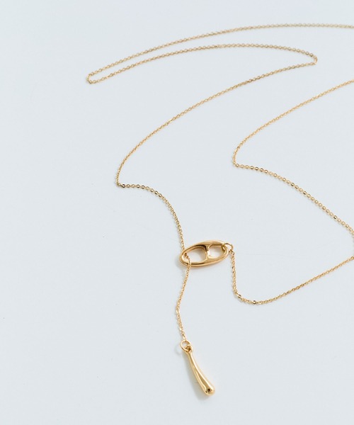 VIS（ビス）の「アンカーチェーンポイントラリエット（ネックレス・レディース・ゴールド/シルバー・FREE）」の5枚目の写真