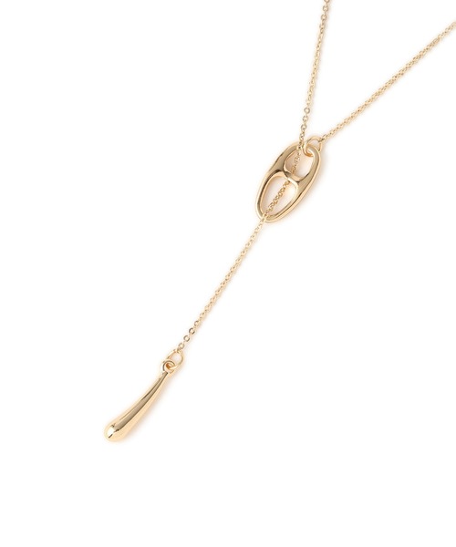 VIS（ビス）の「アンカーチェーンポイントラリエット（ネックレス・レディース・ゴールド/シルバー・FREE）」の7枚目の写真